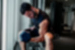 Man Lifting Dumbbell