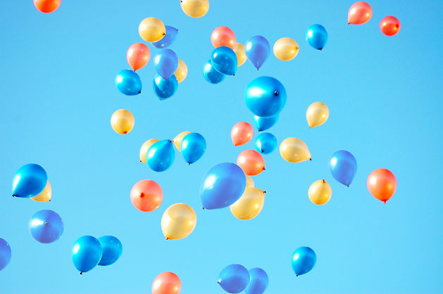 Balloons Floating Away