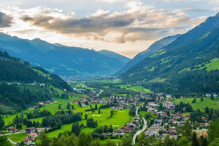 View of the Gastein Valley, Salzburg/Austria