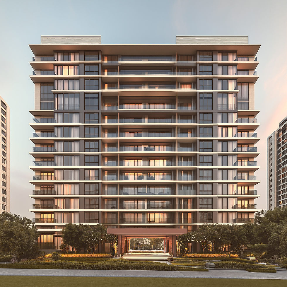 Modern Apartment Building