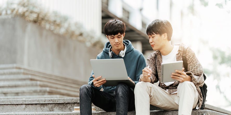 Students Using Devices
