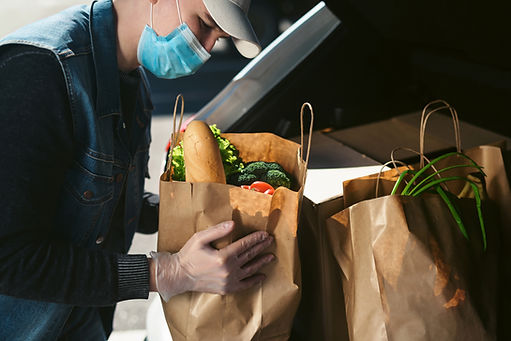 Man With Grocery Bags