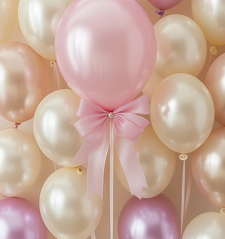 Pink Balloons Decor