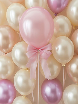 Pink Balloons Decor