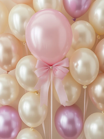 Pink Balloon Arrangement