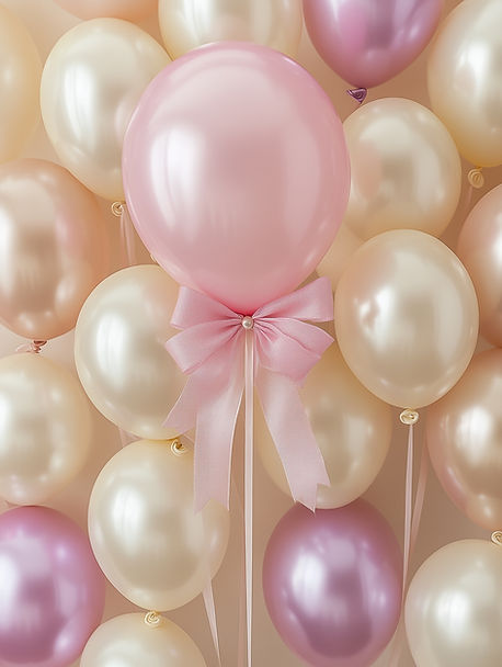 Pink Balloons Decor