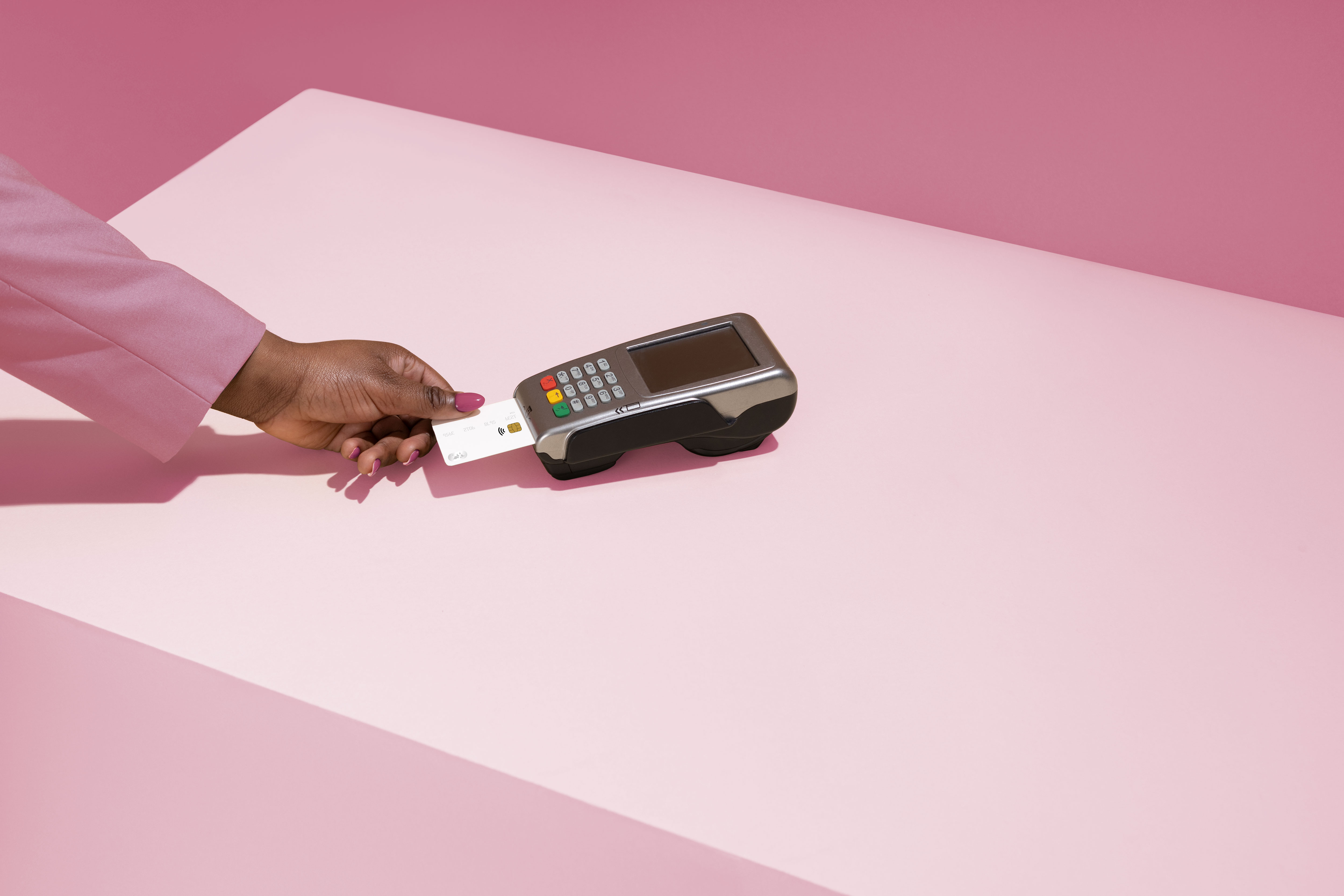 Credit card payment terminal for point of sale