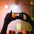 Shooting a video at the concert