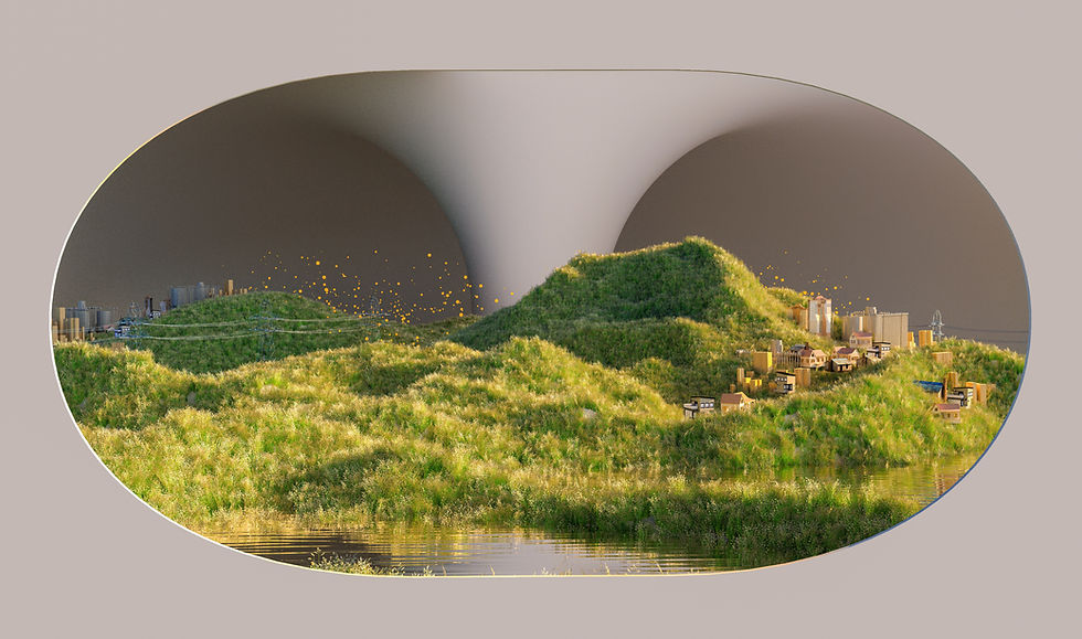 Futuristic Urban Landscape