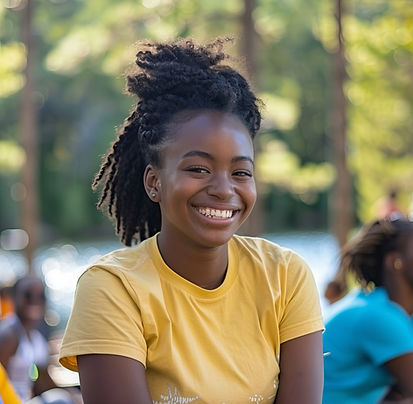 Smiling Woman Outdoors