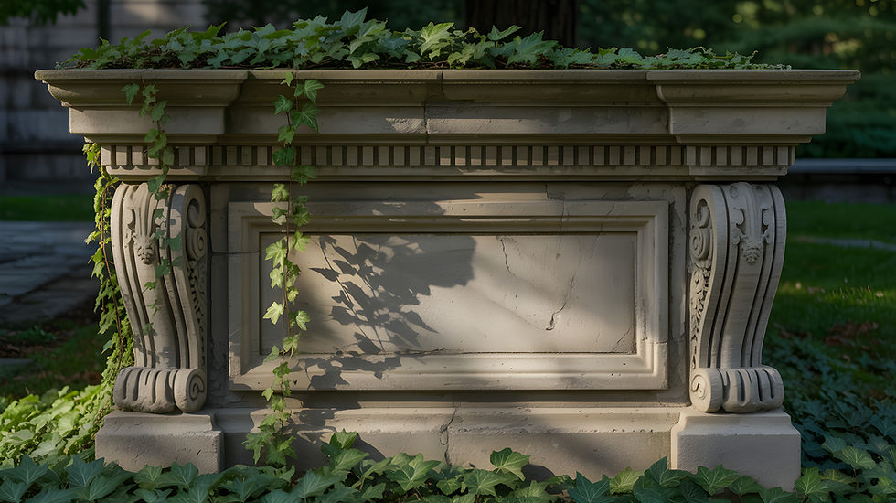 Ornate Stone Planter