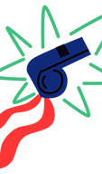 Blue Whistle Icon