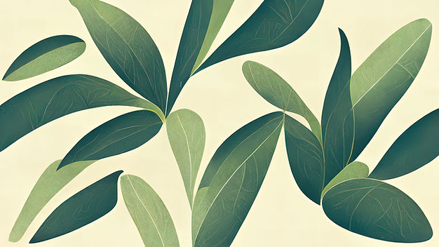 Illustration d'une feuille verte