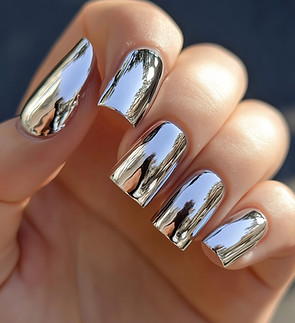 Chrome Metallic Nails