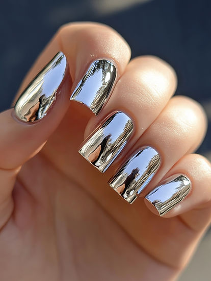 Design de unhas cromadas