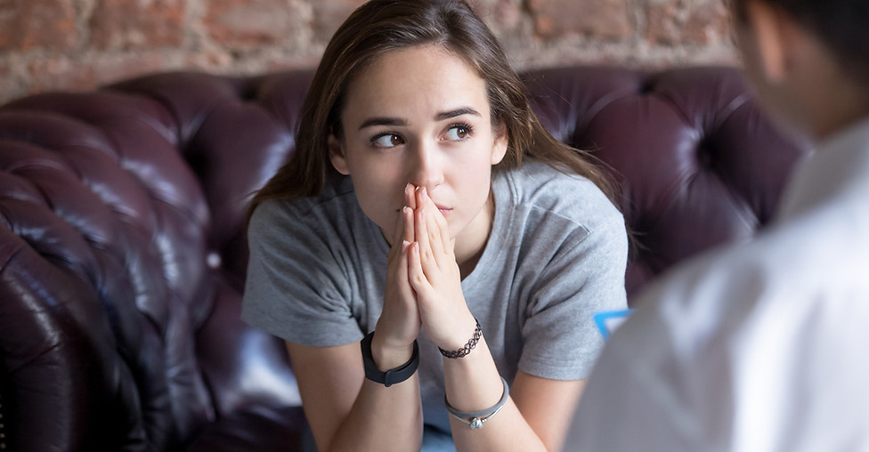 Mädchen in der Therapie