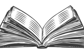 Open Book Illustration