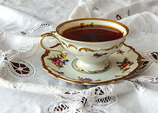 Verzierte Teetasse