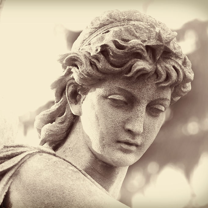 Sculpted Stone Angel