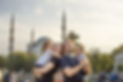 Nuclear Family in the City Square