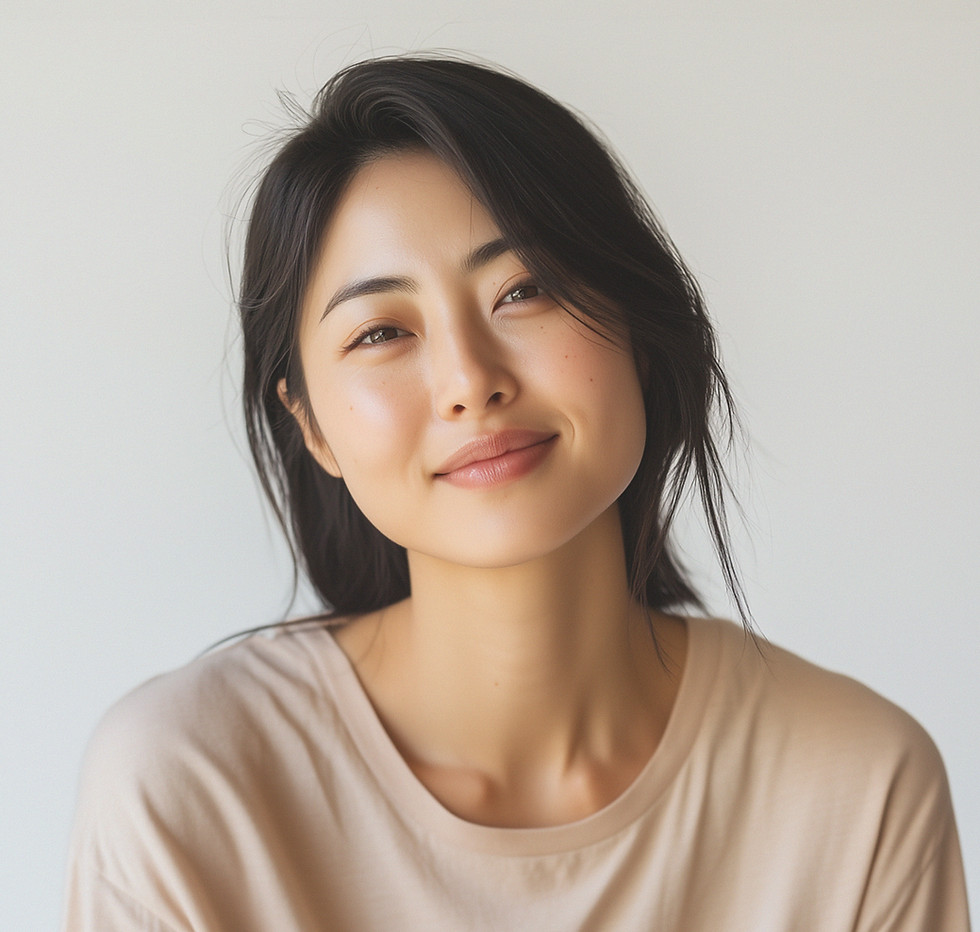 Smiling woman portrait