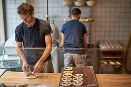Bakers Preparing Pretzels