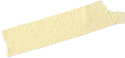 Yellow Torn Tape Strip