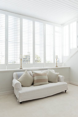 Sofa in white living room