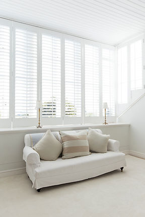 Sofa in white living room