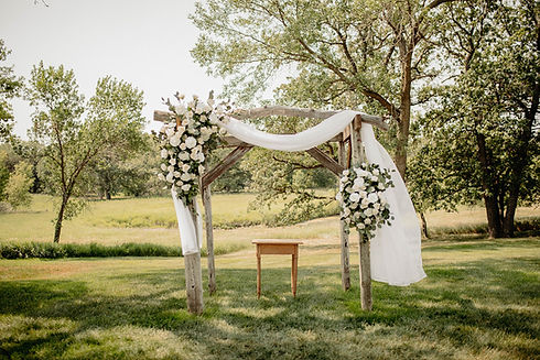 Outdoor Wedding Altar