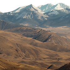 Vista del paisaje montañoso