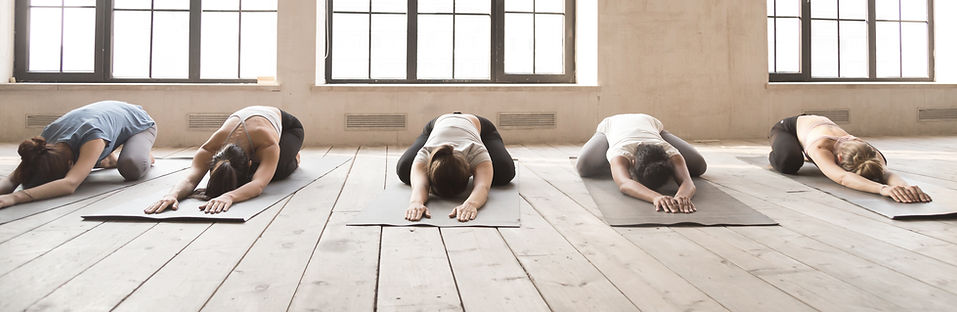Group Yoga Child's Pose