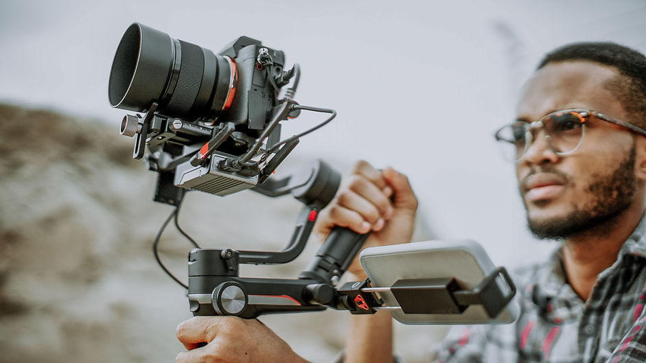 Cameraman with Movie Camera