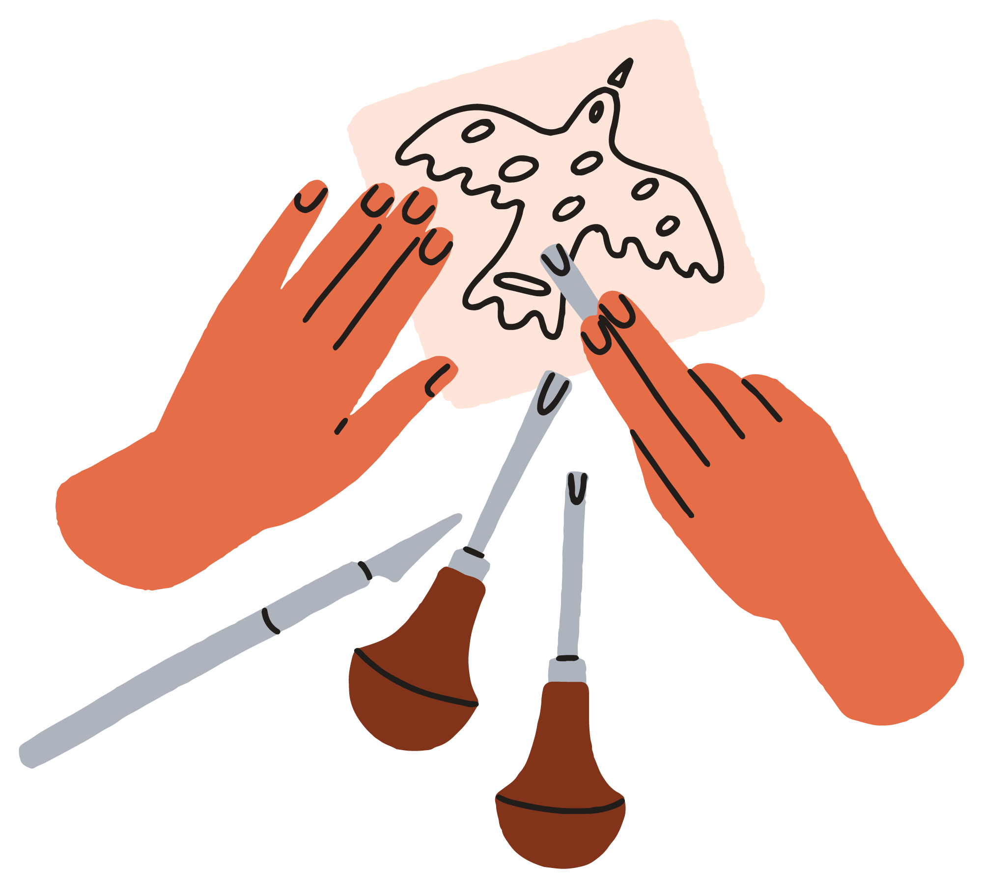 Illustration d'outils de bricolage