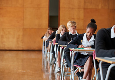 Students Taking Exams