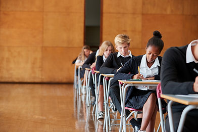 Students Taking Exams