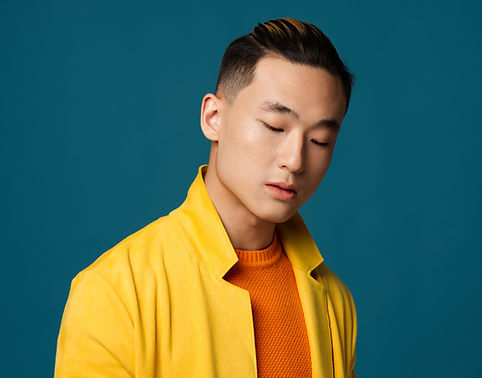 Stylish Young Man in Yellow Jacket