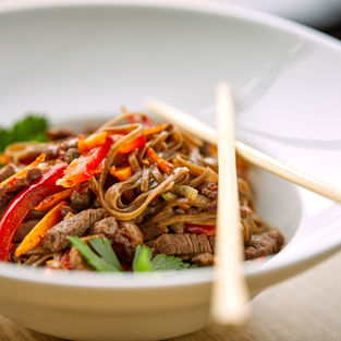 Thai-Inspired Peanut Veggie Noodles