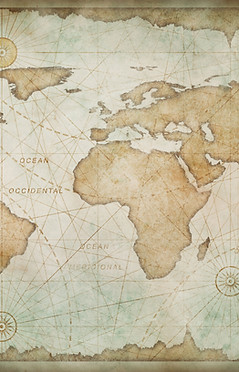 Mapa del mundo vintage
