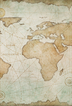 Mapa del mundo vintage
