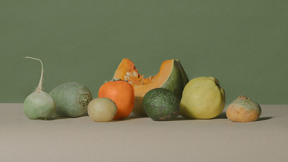Assorted Vegetables Display