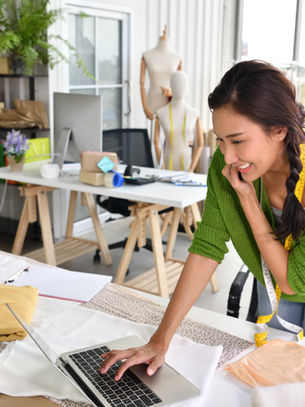 energetic woman working