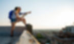 Tourists on a Rooftop