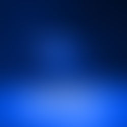 Blue chair on a stage with wooden legs, set against a dark blue background. The image has a modern and minimalist feel.