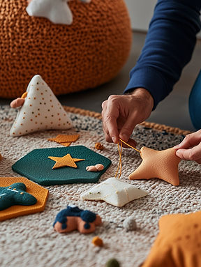 Creazione di decorazioni in feltro