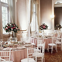 Elegant banquet hall setup