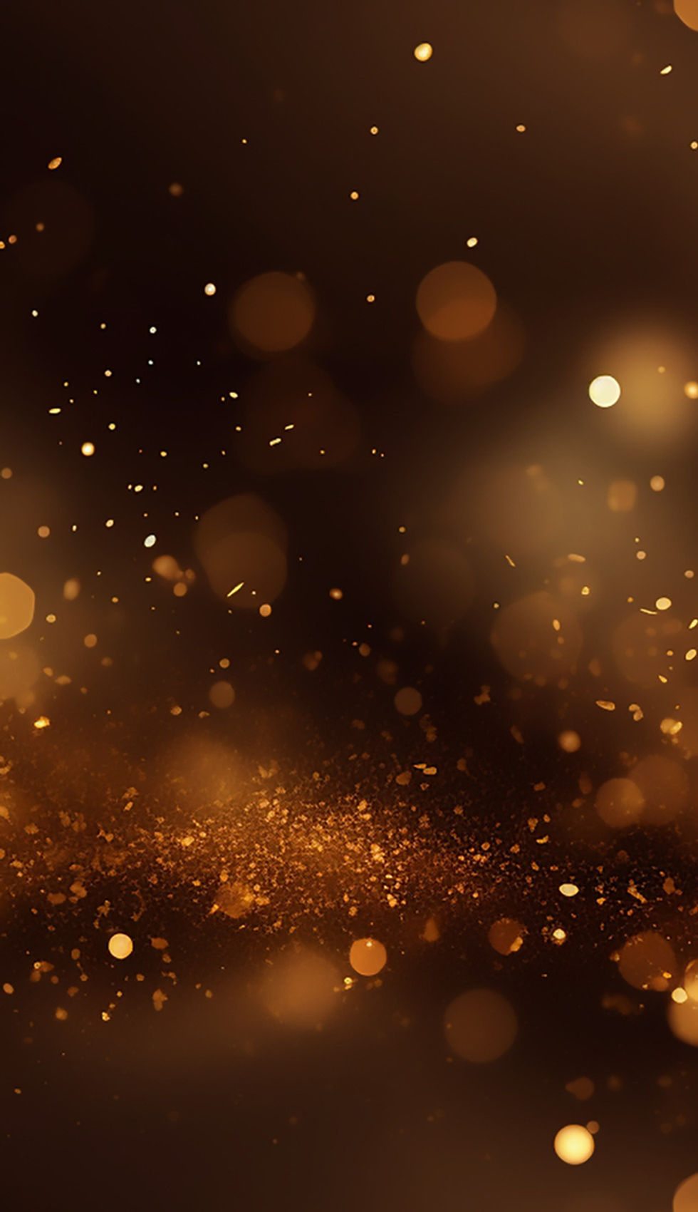 Golden Bokeh Background