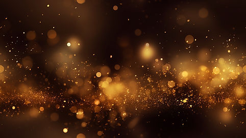 Fond doré bokeh