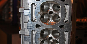 Cylinder head before reconditioning