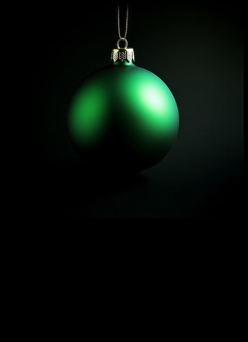 Green Christmas Ornament